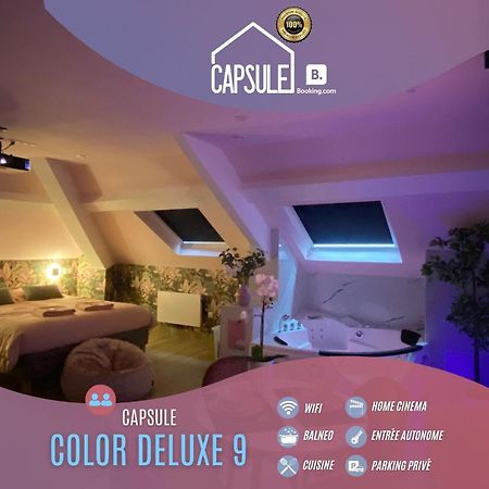 Capsule Color Deluxe Balneo I Ecran Home Cinema I Console De Jeux Trith-Saint-Leger Dış mekan fotoğraf