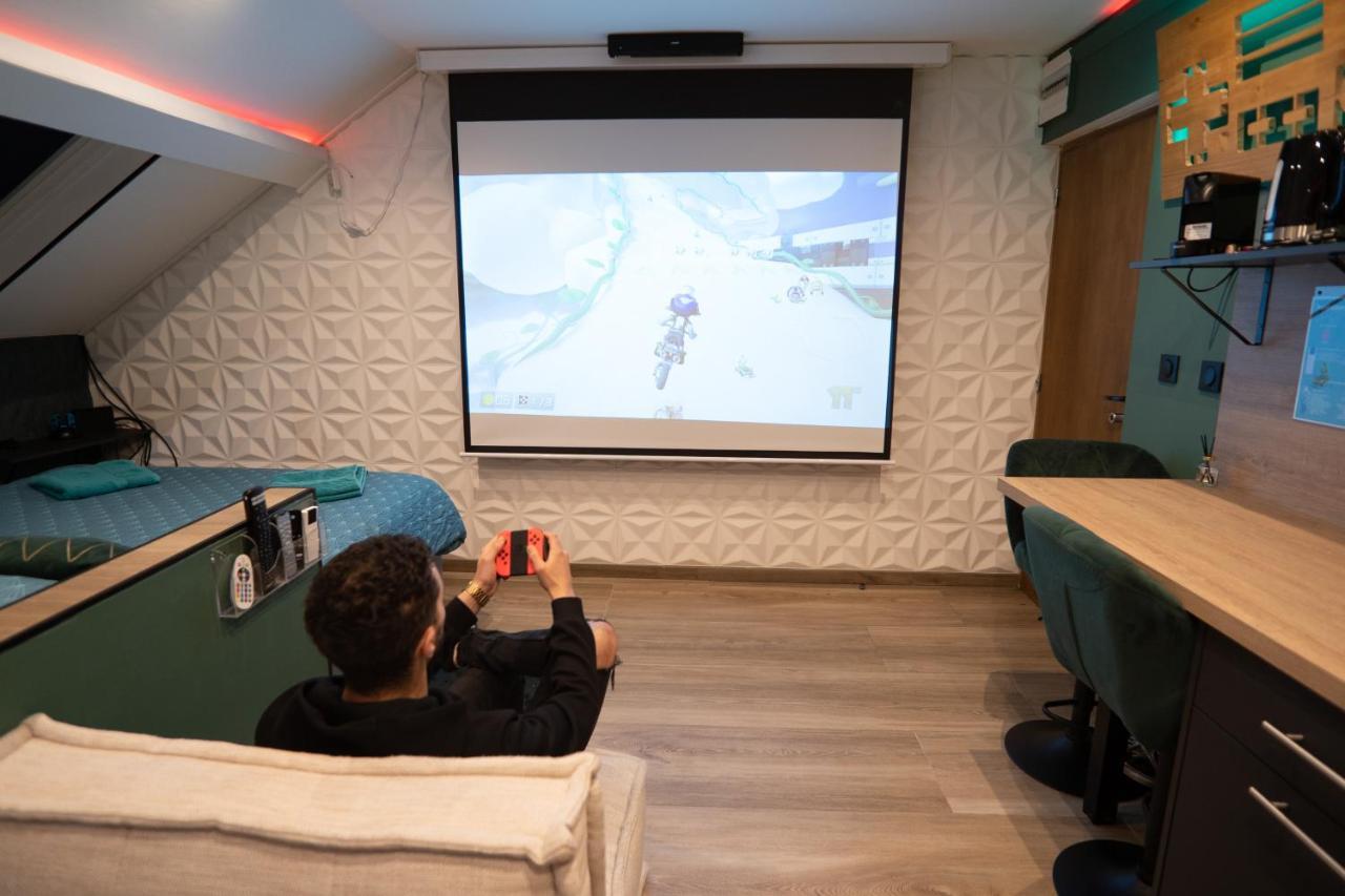 Capsule Color Deluxe Balneo I Ecran Home Cinema I Console De Jeux Trith-Saint-Leger Dış mekan fotoğraf