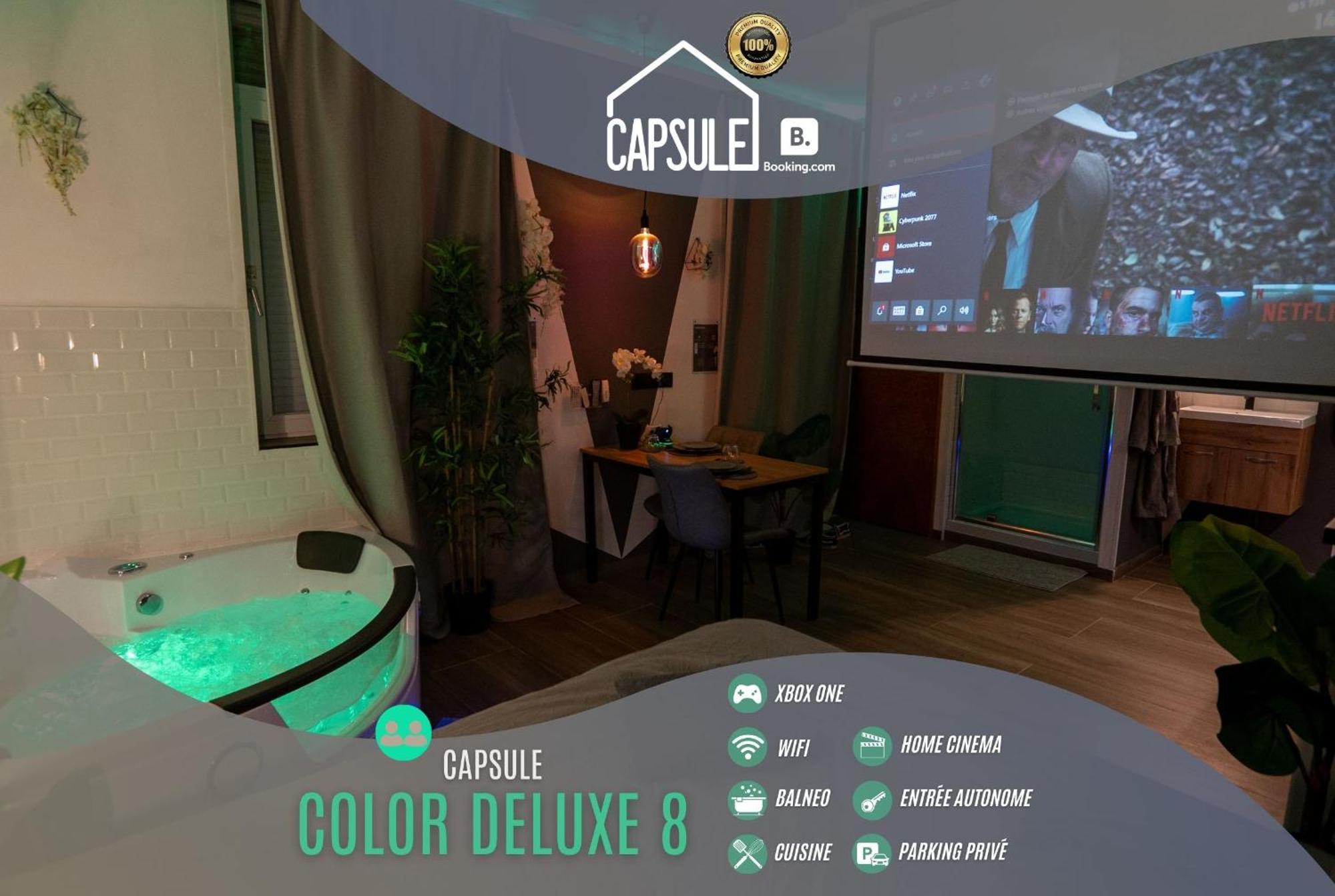 Capsule Color Deluxe Balneo I Ecran Home Cinema I Console De Jeux Trith-Saint-Leger Dış mekan fotoğraf